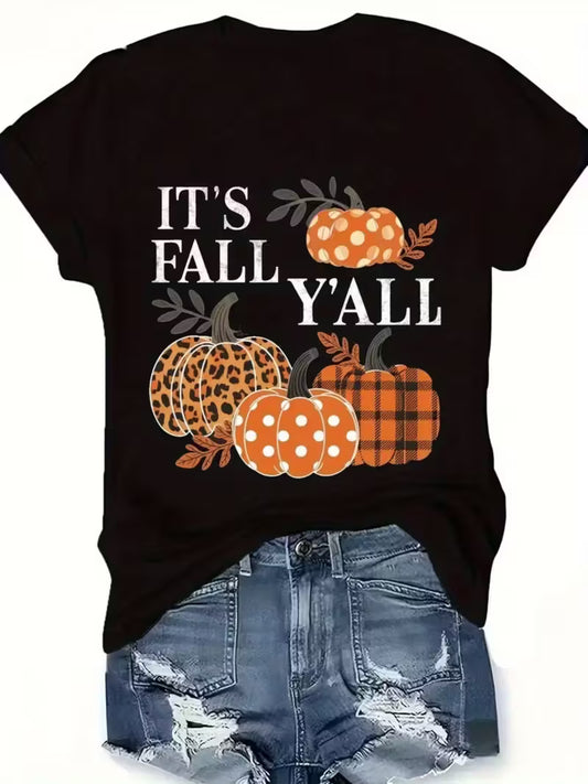Preorder Women's Plus Size It's Fall T-Shirt