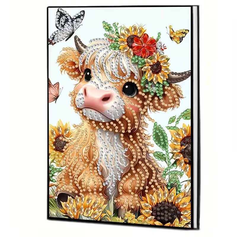 Preorder Cow Diamond Art Notebook