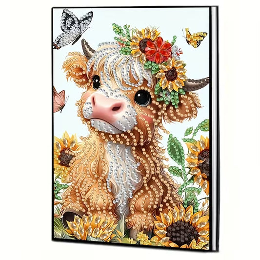 Preorder Cow Diamond Art Notebook