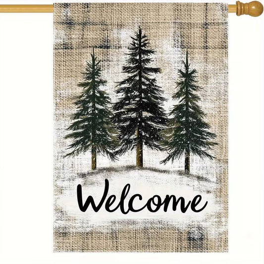 Welcome Trees Garden Flag