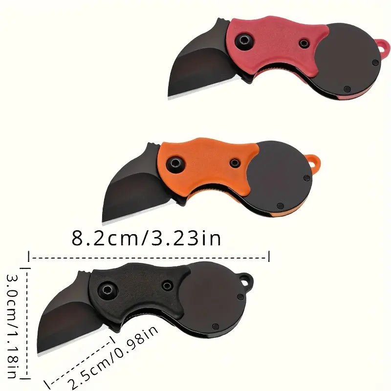 Mystery Color  Mini Folding Knife Keychain