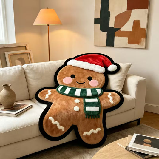 Preorder Gingerbread Man Shaped Blanket
