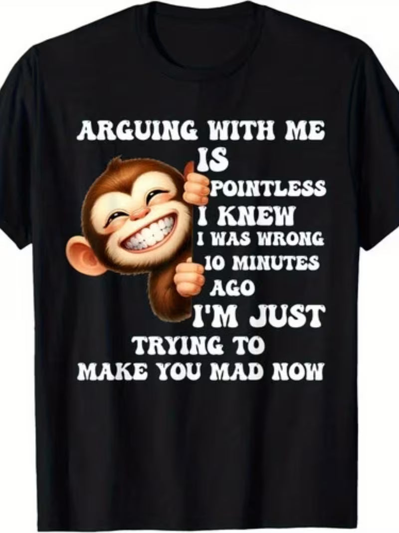 Unisex Arguing Vinyl Graphic T-Shirt