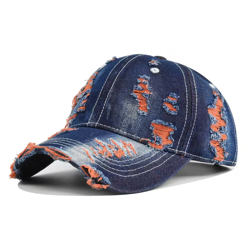Power Hour Preorder Distressed Denim Hat