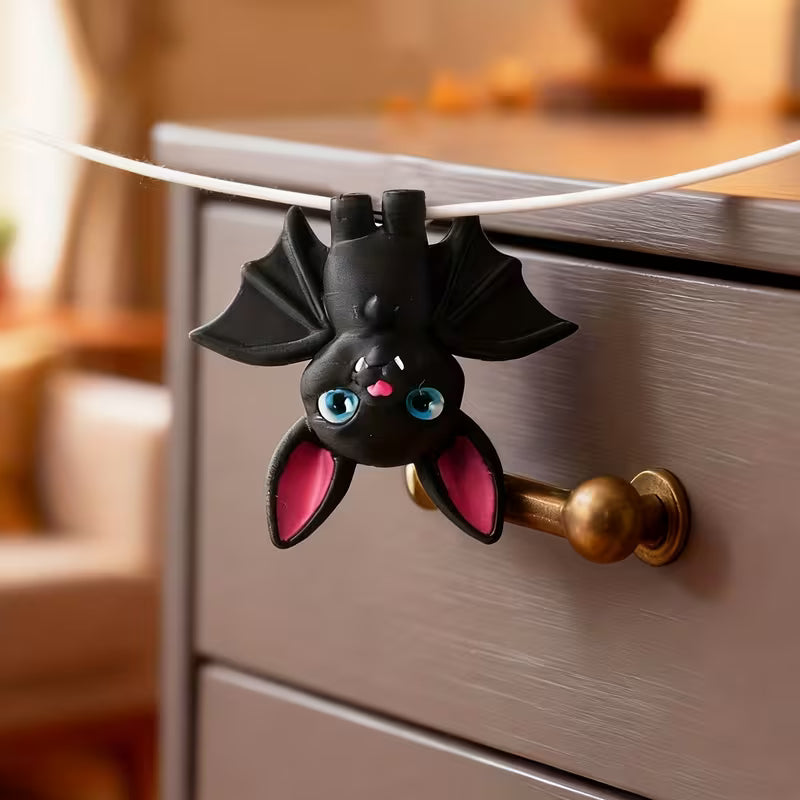 Cute Hanging Bat Cord Holder