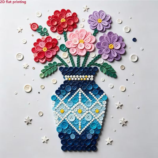 Preorder Vase Button Painting Kit