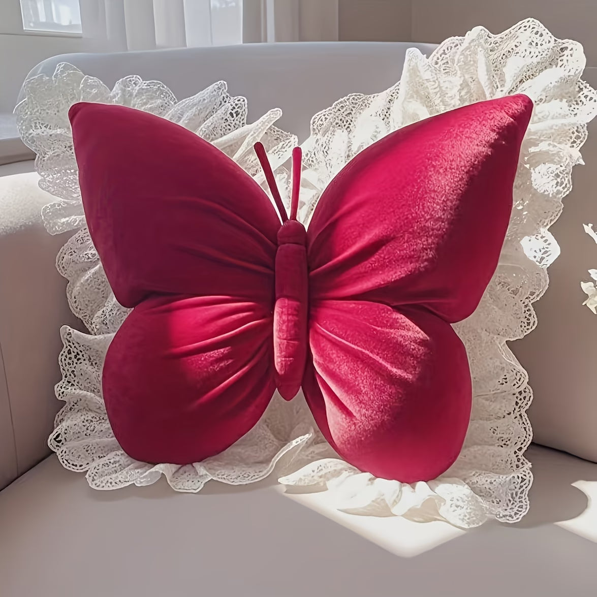 DOORBUSTER Butterfly Pillow