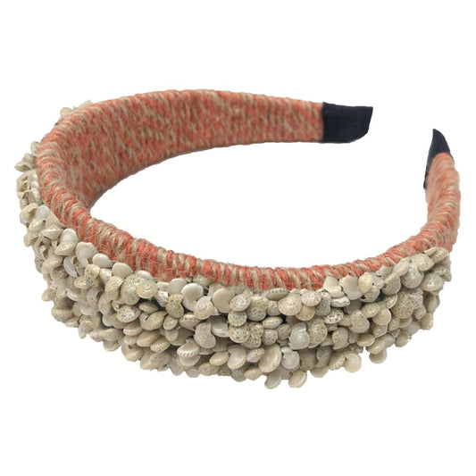 Do everything in Love Brand Two Tone Twine Woven Seashell Headband.