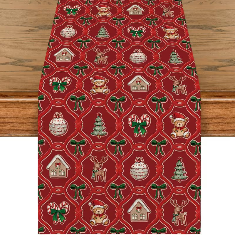Preorde Farmhouse Christmas Table Runner