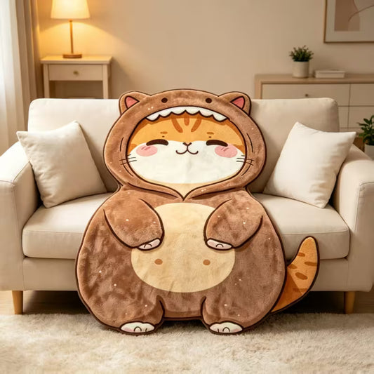Preorder Cute Cat Shaped Blanket