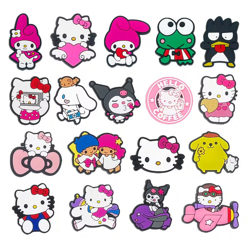 18 Kitty & Friends Shoe Charms