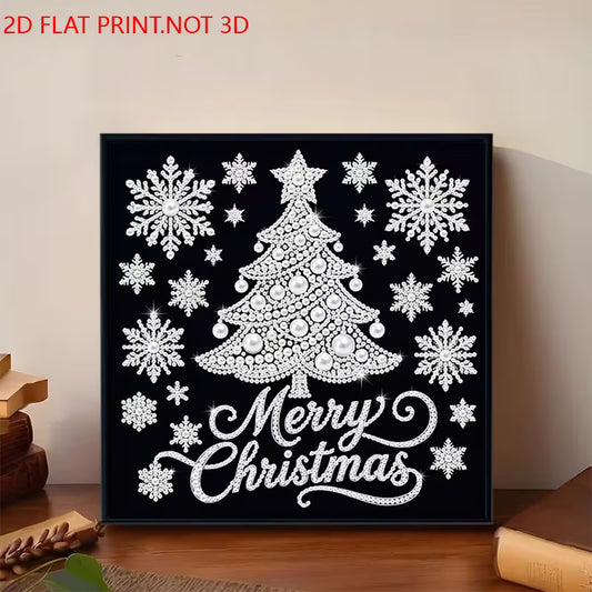 Preorder Merry Christmas Tree Pearl Painting Kit