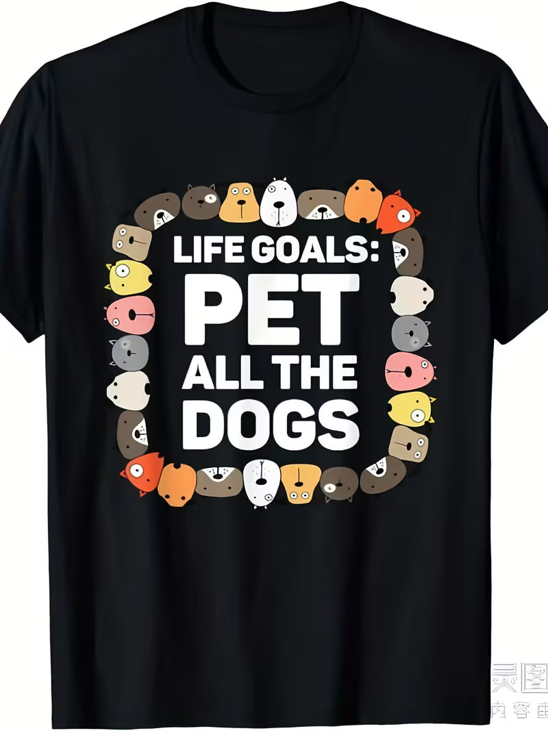 Unisex Goals Vinyl Graphic T-Shirt