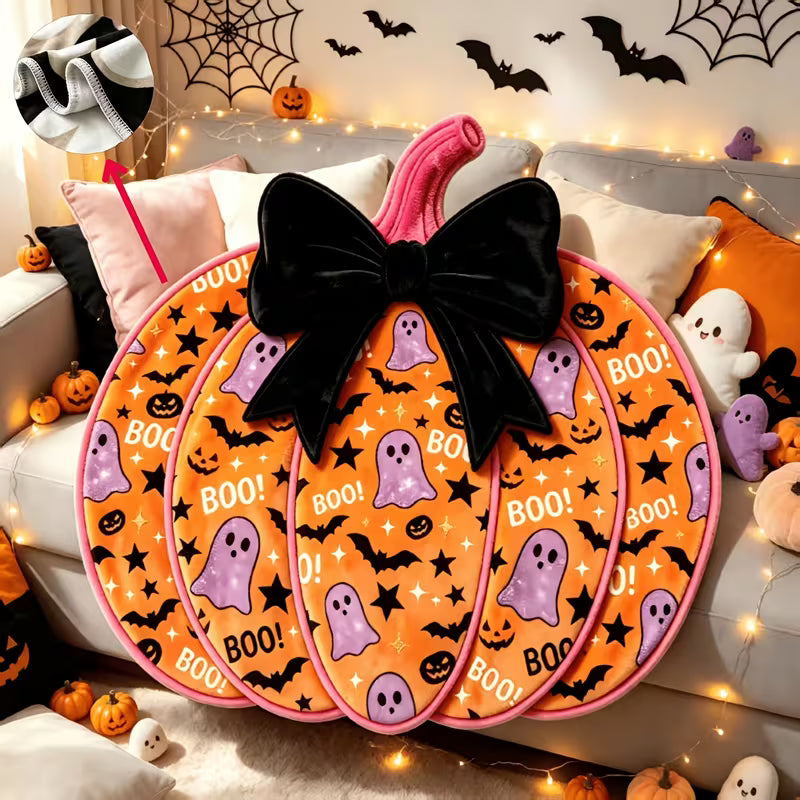 Preorder Boo Pumpkin Shaped Blanket