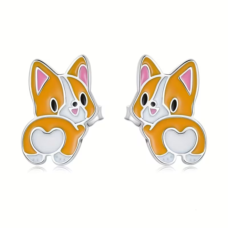 Corgi Earrings