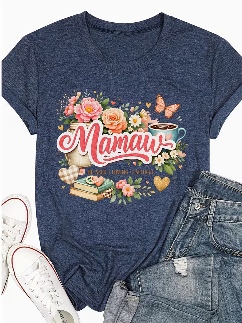 Women's Plus Mamaw T-Shirt