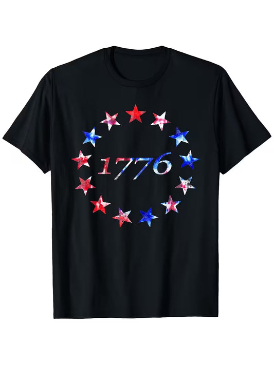 Unisex 1776 Vinyl Graphic T-Shirt