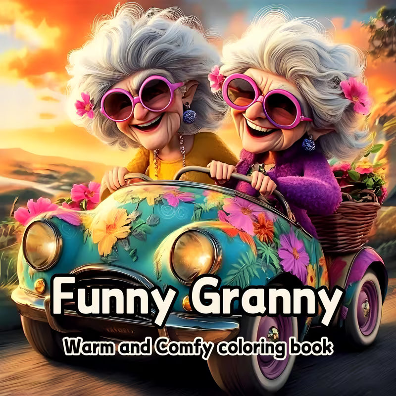 Gorgeous Grandma Coloring Book
