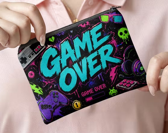 Game Over Coin Pouch