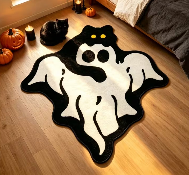 Preorder Ghost & Cat Shaped Bath/Bedroom/Kitchen Rug