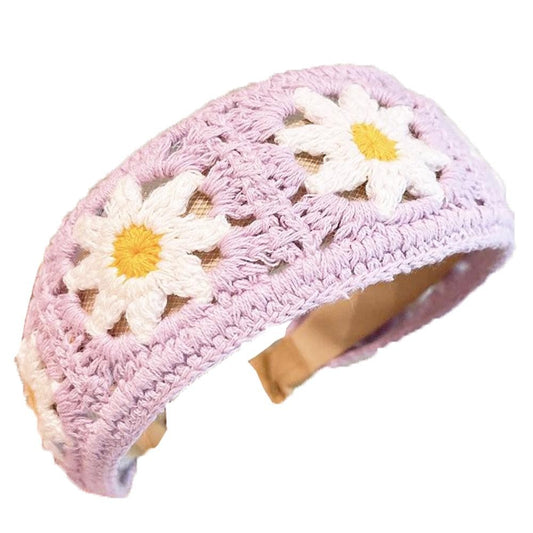 Crochet Headband - Daisies