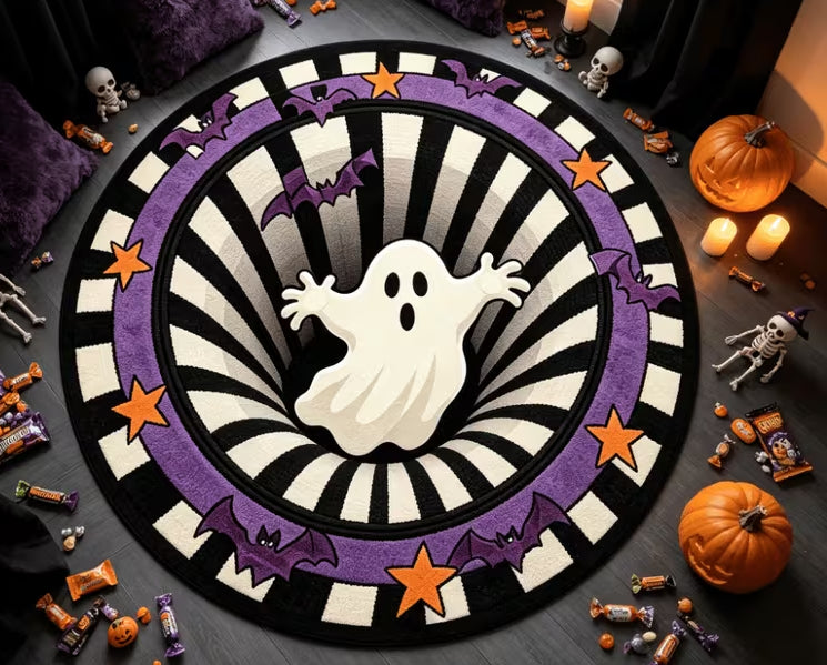 Preorder 3D Effect Falling Ghost Bath/Bedroom/Kitchen Rug