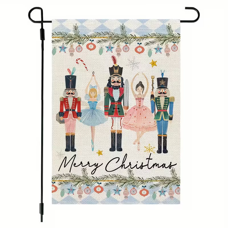 Nutcracker Garden Flag