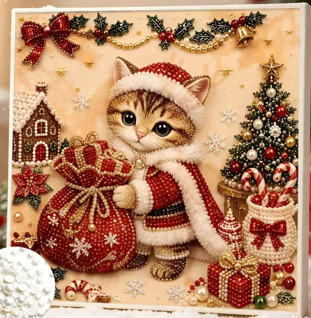 Preorder Cat Wreath Pearl Painting Kit