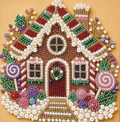 Preorder Ginerbread House Pearl Painting Kit