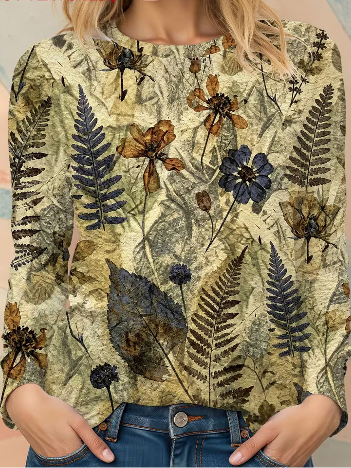 Preorder Leaves Long Sleeve Shirt