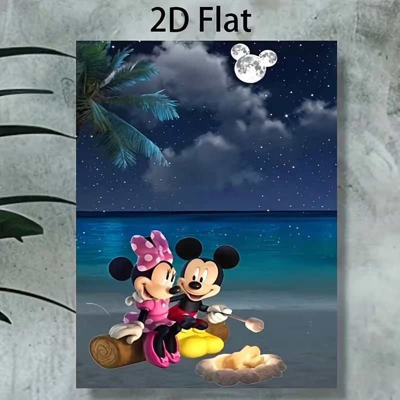 Inspired Mice at The Beach Diamond Art