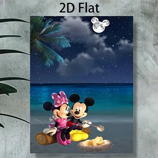 Inspired Mice at The Beach Diamond Art