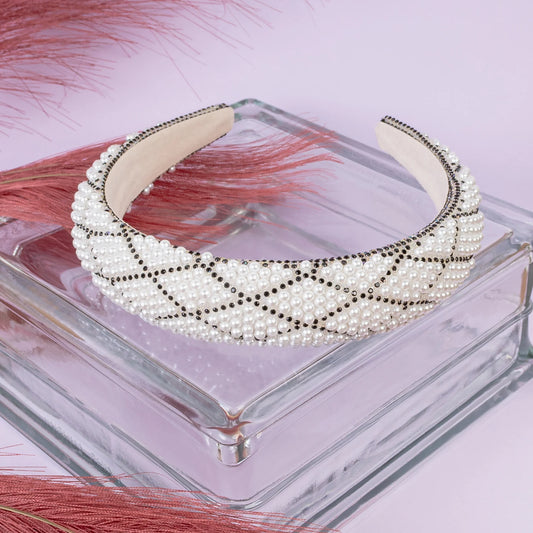 Pearl Headband - Black