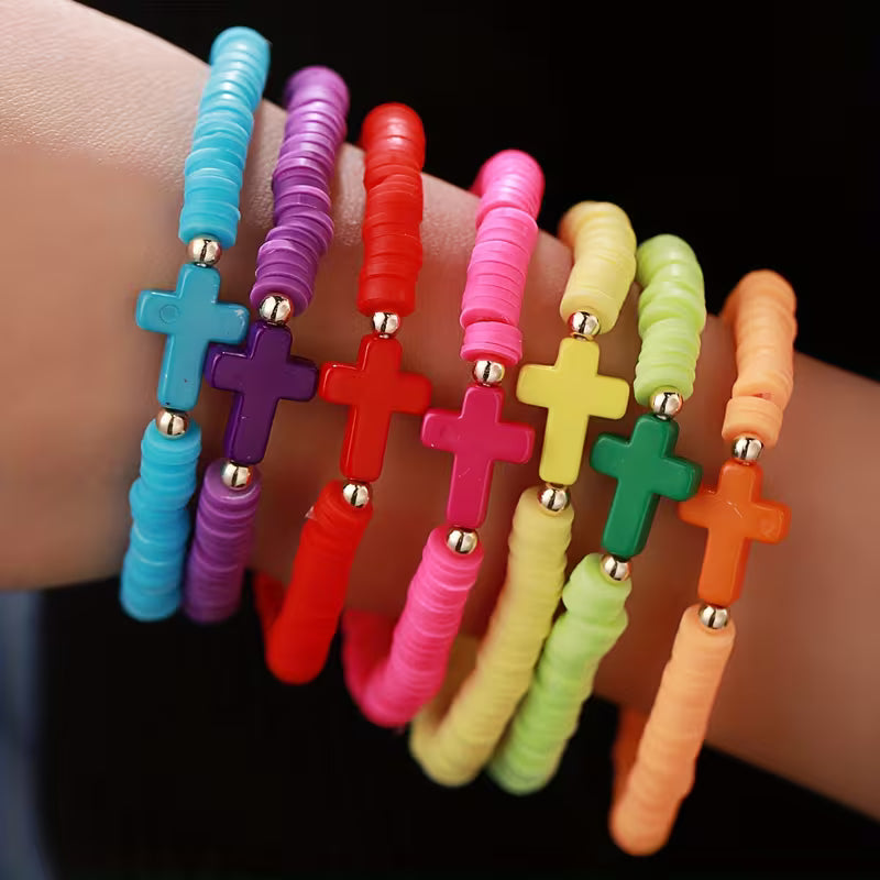 Mystery Color Cross Bracelet