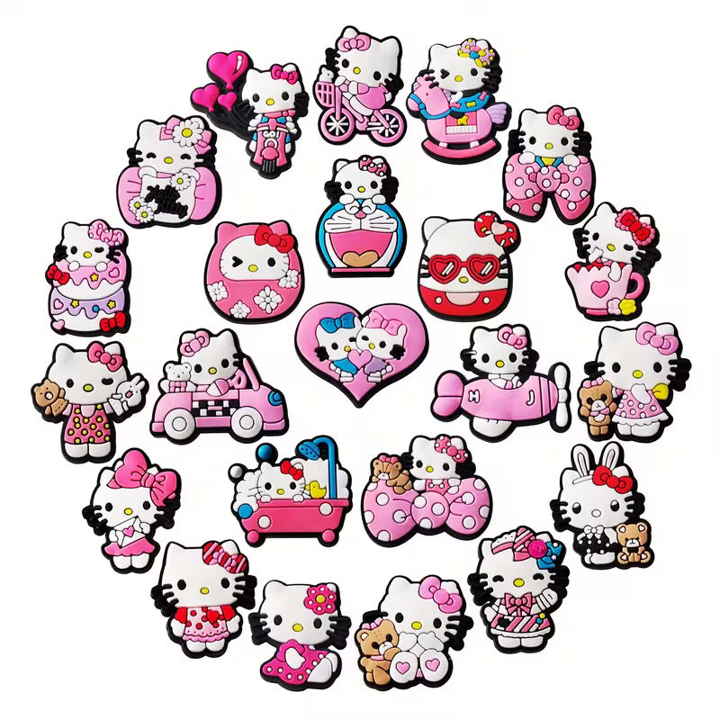 10 Kitty Shoe Charms