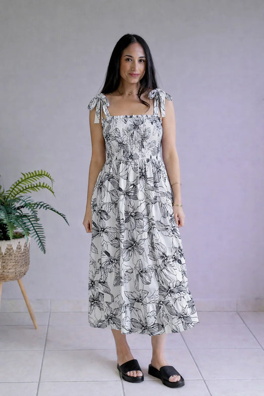 Enchanted Teal Garden Dress