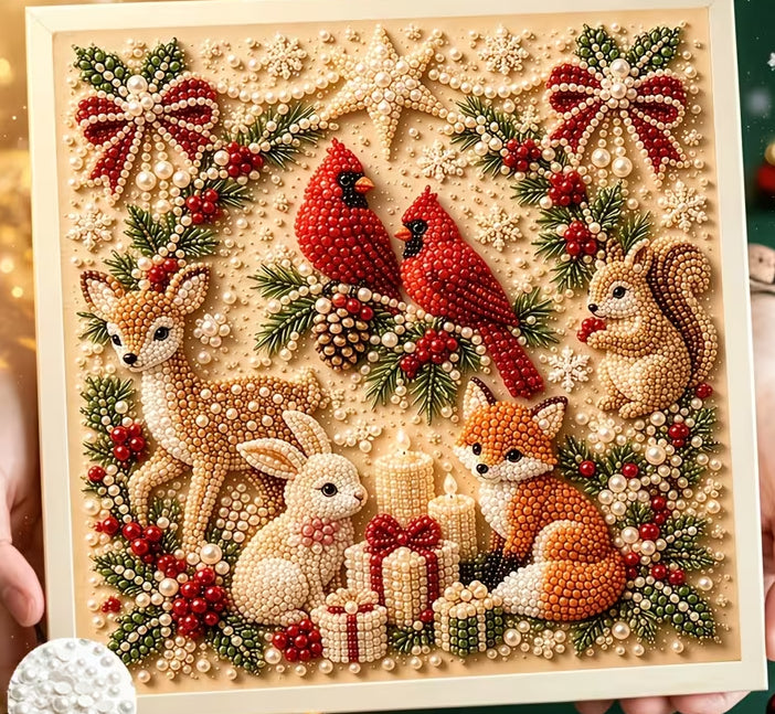 Preorder Animal Christmas  Pearl Painting Kit