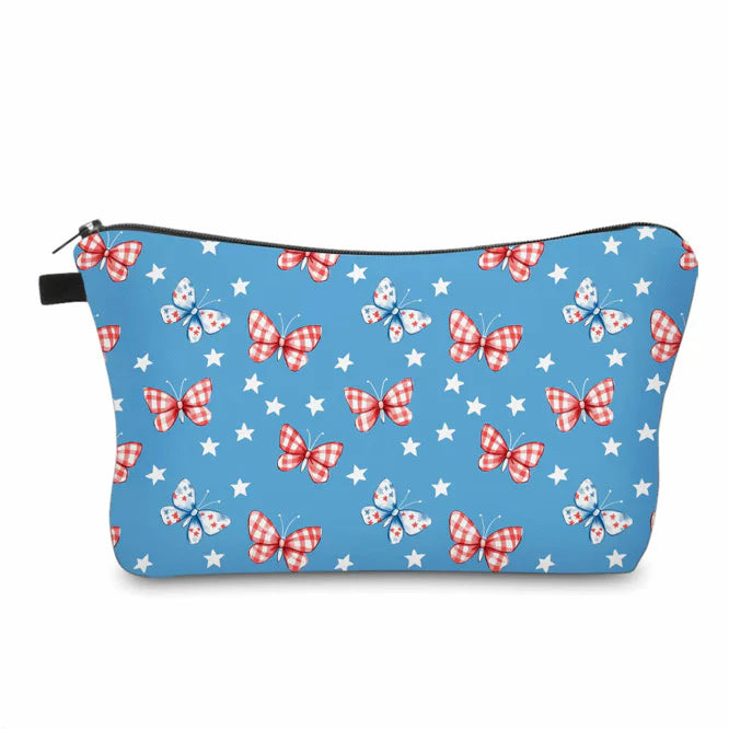 America Butterflies Water Resistant Pouch