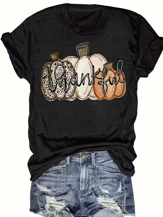 Preorder Women's Plus Size Thankful T-Shirt