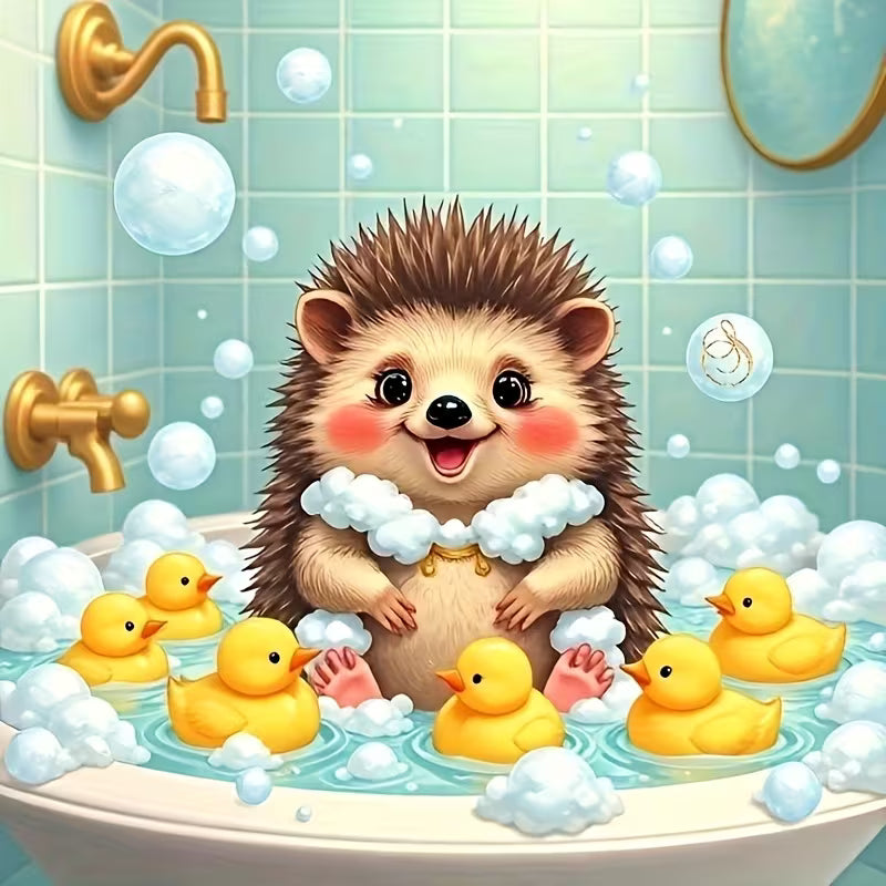 Preorder 8 x 8 Bath Time Diamond Art