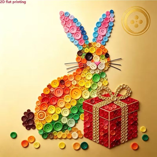 Preorder Bunny Button Painting Kit