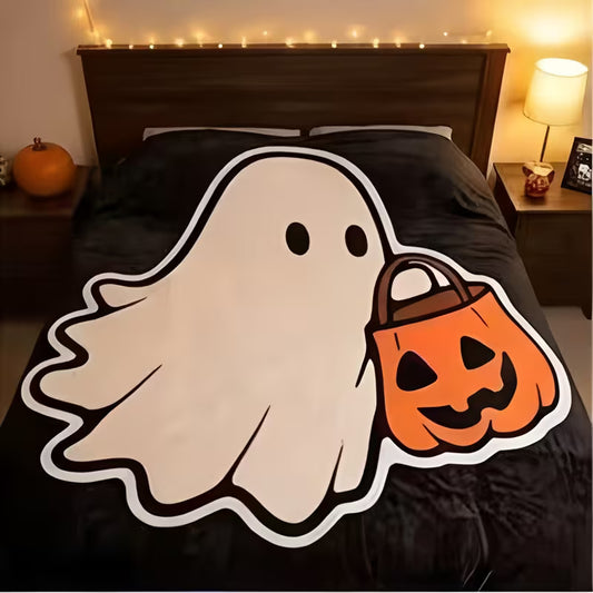 Preorder Trick Or Treat Ghost  Shaped Blanket