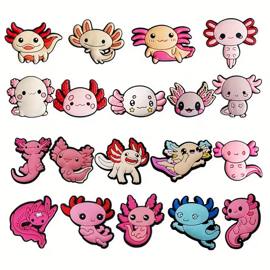 19 Axolotl  Shoe Charms