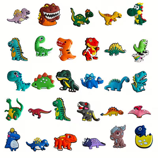 30 Dinosaur Shoe Charms