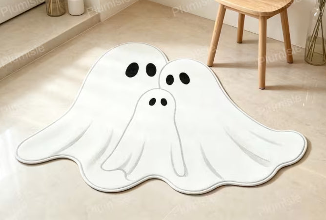 Preorder Three Ghost Shaped Bath/Bedroom/Kitchen Rug