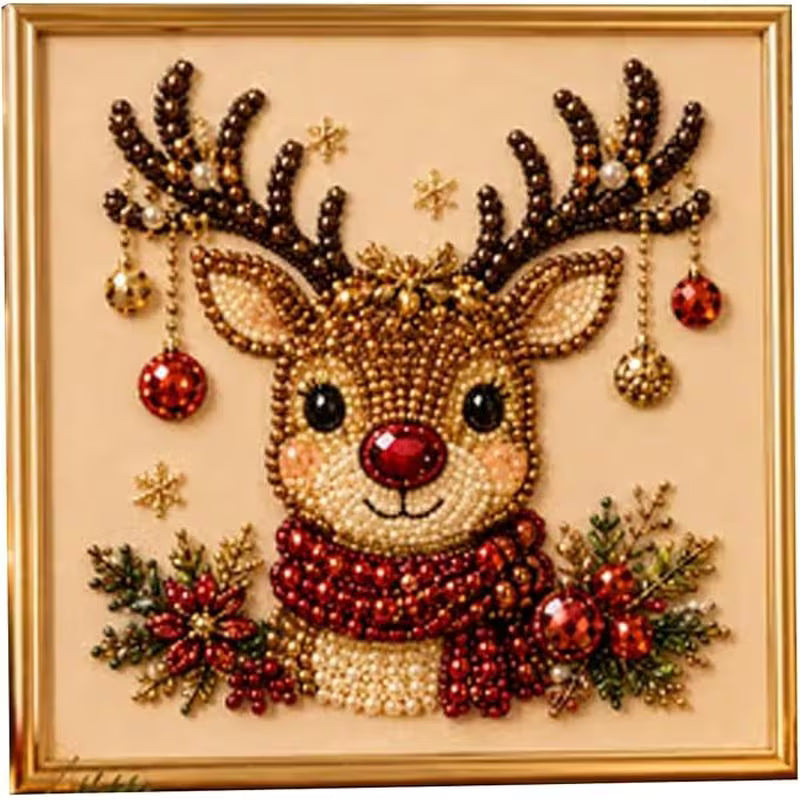 Reindeer Pearl Painting Kit