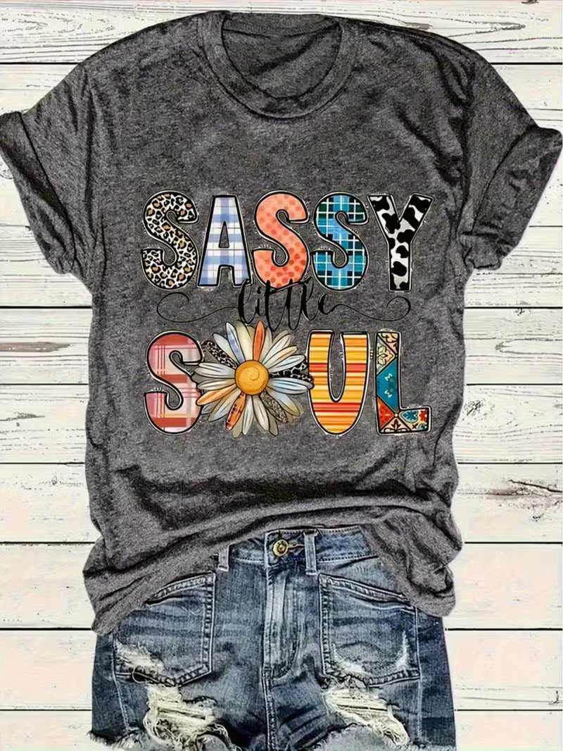 Unisex Sassy Vinyl Graphic  T-Shirt