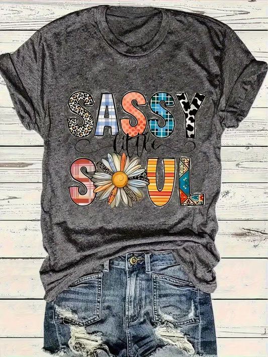 Unisex Sassy Vinyl Graphic  T-Shirt