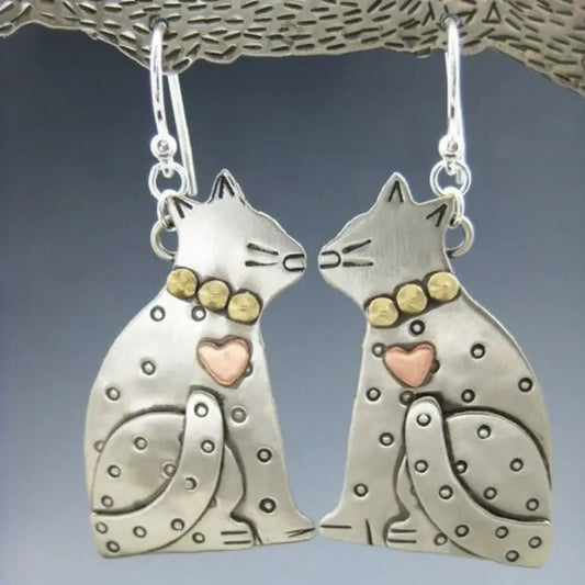 Cat Drop Earrings