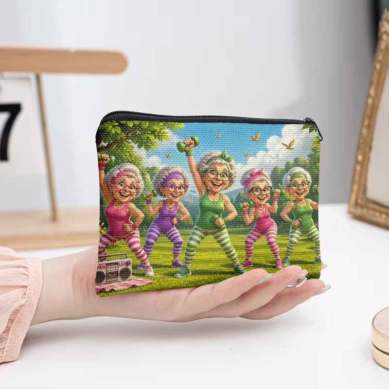 Gorgeous Exercise Grandma Coin Pouch